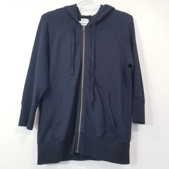 Dylan by True Grit Black Full Zip Hoodie Jacket Sweater - Picture 9 of 13